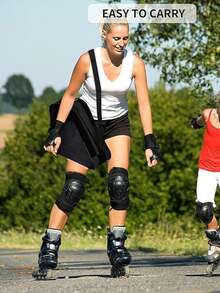 溜冰鞋包，透气冰鞋包，带可调节肩带，牛津布滑冰鞋收纳包，适用于男女成人溜冰鞋配件