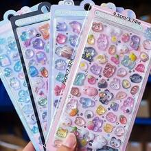 [Cute 3D Stickers] 3D Cartoon Embossed Fun Sticker Decoration | Cute Pop-Up Stickers (Random One Piece)