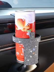 Rhinestone Car Cup Holder, Universal Plastic Beverage Can And Cup Holder, Fits Sedan, Truck And Van Windows - Sparkling Diamond Drink Holder - Multicolor - View 8