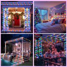 200/100/50 Lights Battery Box String Lights, Battery Powered LED String Lights With 8 Modes And Remote Control, Ideal For Patio, Camping, Tent, Pool, Garden, Fairy Lights For Halloween, Thanksgiving Decoration - 8 Modes - View 10