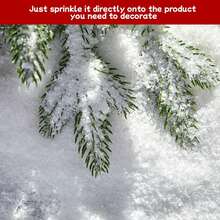 50g/100g Artificial Snowflake Snow For Christmas Decoration, Stage Decor, Holiday Decor, Room Decor, Home Decor, Office Decor, Theme Party Decor, Christmas Ornament,Christmas Christmas Decorations Winter