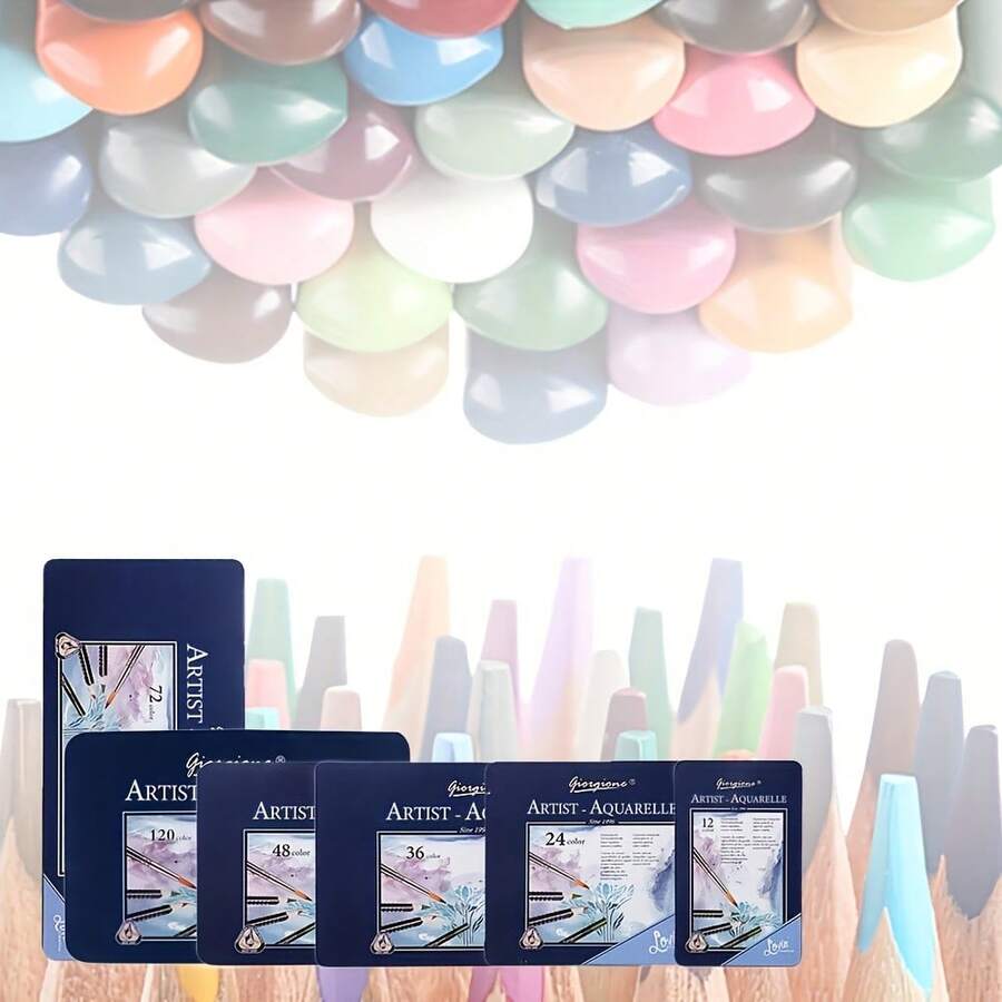 Set de creioane din lemn, cărbune colorat mat și creioane de schiță - Instrumente profesionale de amestecare, cutie portabilă, consumabile de artă premium pentru studenți, artiști și pasionați de desen | Cadou ideal de ziua de naștere și Crăciun