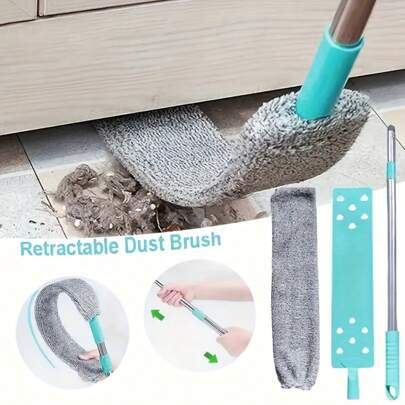 1pc Gap Duster For Bed/Cabinet Crevice Cleaning, Long Handle Dust Cleaning Brush For Home Use
