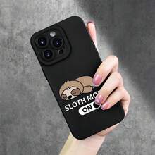 Tree Sloth Cartoon Pattern, Angel Eye Frosted TPU Phone Case - Mixed Color 1 - View 3