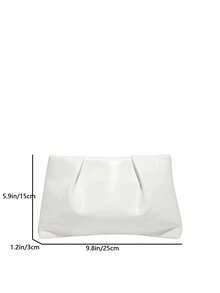 Noua modă de primăvară/vară, culoare solidă, plic, geantă plic casual de culoare solidă, geantă cosmetică, geantă cu accesorii de călătorie, geantă cu căptușeală interioară, geantă de toaletă, husă de depozitare