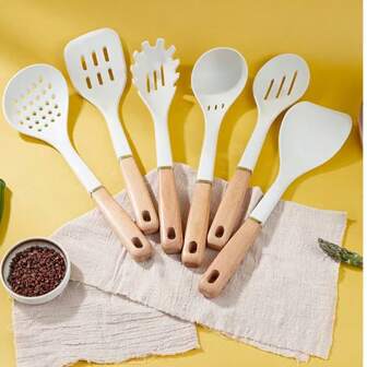 硅胶不粘锅勺、锅铲、刮刀、烹饪勺、耐热硅胶烹饪用具