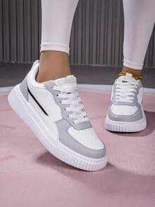 Unisex Casual Canvas Sneakers, Lightweight Couple Skateboard Shoes