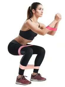 1 件/2 件/3 件/5 件女士阻力带套装 - 瑜伽普拉提臀部训练带，用于腿部和臀部锻炼，TPE 弹性健身带，用于全身塑形、拉伸、家庭健身房、Crossfit - 夏季便携式健身带（5 种颜色）- 混合配送 - 彩色 - 查看 5