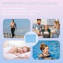 Cinta de encaje impermeable INYOU para pelucas, cinta adhesiva doble cara impermeable, sujeción fuerte, soporte de encaje transparente para extensiones de cabello, azul