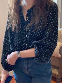 Women Blouses - Black - View 5