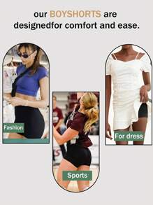 Damskie bezszwowe bokserki z niskim stanem, miękkie majtki, seksowna bielizna, czarne spodenki, majtki z podniesieniem pośladków, damskie oddychające majtki z materiału, minimalistyczny styl, modelujące, sportowe majtki, bielizna modelująca, odpowiednie na lato z sukienkami