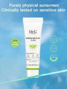 Crema de Protección Solar para Piel Sensible DR.G/Drg 10ml, FPS50+ Marca Coreana - Suavizante 10ml - Ver 3