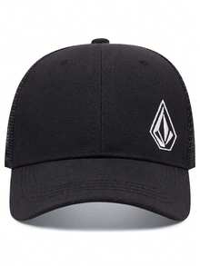 2025 New Diamond Embroidered Men's Street Fashion Hip Hop Hat Street Dance Hat Outdoor Sports Cycling Skateboarding Hat Outdoor Leisure Fishing Sunshade Hat Women's Shopping Travel Daily Life Decoration Hat Breathable Heat Dissipation Net Hat Solid Color Baseball Hat