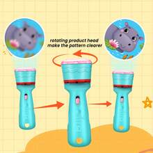 Interactive Children's Projection Toy With 48 Fun Patterns - Animals, Vegetables, Letters & More - Educational Science & Math Learning For Family Parties & Birthday Gifts - Bat Operated, For Ages 3+, Interactive Learning|Playful Patterns|Colorful Design - Multicolor - View 6