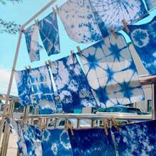 10g Polvo de teñido anudado vívido - 34 colores, apto para teñir ropa y textiles DIY, tinte de tela fácil de usar