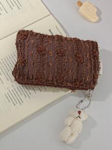 1个亮片零钱包，带蝴蝶结吊坠，闪亮迷你零钱包，可爱少女迷你钱包，钥匙包，数码收纳包，耳机包，美观零钱包，迷你手拿包，小卡包，可爱拉链包，化妆包，唇膏包，迷你化妆包，多种颜色可选，送给她的礼物，旅行必备，邮轮必备，宿舍必备，婚礼伴娘礼物，妈妈礼物，生日礼物，送给朋友和老师的礼物。 - 彩色 - 查看 13