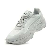 Puma 男女款加厚缓震休闲运动鞋，货号 39304601 - 灰色 - 查看 4