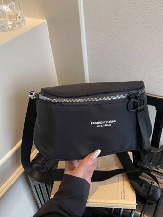Bolso de hombro de tela oxford de moda casual 2025, bolso cruzado versátil para mujeres