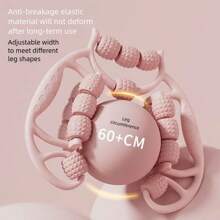 18-Wheel Leg Massager, Double Massage, Roller Slimming Leg Device - Circular Clamp Calf & Thigh Muscle Relaxer - Roller Massage Spike Ball, Yoga Exercise Accessory, Thigh Roller Relaxation, Leg Clamp Ring, Muscle Relaxation Spike Ball, Muscle Stretching Dedicated Device, Muscle Relaxation - Multicolor - View 5