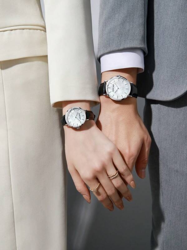 DAYAND NIGHT Reloj de pulsera de cuarzo unisex de marca de moda 2025, adecuado para uso empresarial o casual. Regalo perfecto para el Día de San Valentín, aniversario o cumpleaños. Viene en caja de regalo, best seller de vuelta a la escuela.