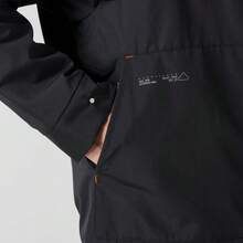 Adidas Men's Jacket, Sports Casual Thermal Lined Warm Windproof Hooded Jacket JI8680 - Black - View 7