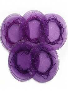 100 piezas Bolsas de regalo redondas de organza, diámetro de 26 cm, atadas en forma de flor, adecuadas para empaquetar regalos de Navidad, bolsas de caramelos de Halloween, bolsas de recuerdos de boda, embalaje de joyas, bolsas de caramelos con cordón. 10 piezas de bolsas de regalo redondas de organza, diámetro de 26 cm, atadas en forma de flor, blancas - para empaquetar regalos de Navidad, bolsas de caramelos de Halloween, bolsas de recuerdos de boda