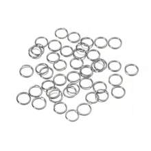 50-200 piezas/Lote Anillos divididos de 3-20 mm Conectores para hacer pulseras, collares, joyería y accesorios DIY - anillo de salto - Ver 16