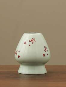 1/6pcs Japanese Matcha Tea Set, 530ml Capacity, Includes Cute Bow Matcha Bowl And Matcha Whisk, Suitable For Making Matcha Latte, Gift For Matcha Lovers