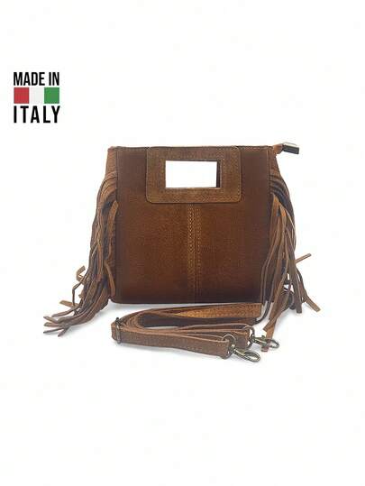 La Clutch con Nappine Può Essere Indossata a Tracolla - MADE IN ITALY TOSCANA