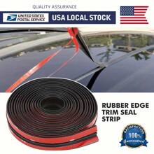 1 Roll Of 10 Feet Car Windshield Sealing Rubber Strip, T-Shaped Sunroof Sealing Cover, Leak-Proof And Soundproofing.