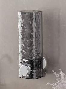 壁挂式皂液器，适用于酒店、豪宅洗发水、沐浴露、洗手液补充瓶、浴室泵盒，适合家庭使用，可返回学校