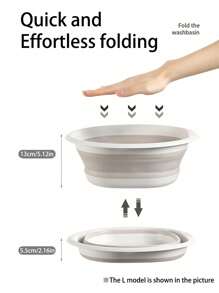 1pc/3pcs Portable Foldable Wash Basin, Vegetable Basin, Foot Basin. Easy To Clean, Lightweight And Extendable. Suitable For Home, Dorm And Outdoor Camping. Used For Camping Sink, Laundry Basin, Bucket, Water Container, Fruit And Vegetable Wash Basin, Cleaning Supplies. Thickened Plastic Foldable Foot Basin And Wash Basin, Essential For Back To School. Foldable Basin, Foldable Basin Set. Home Bathroom Decor Summer