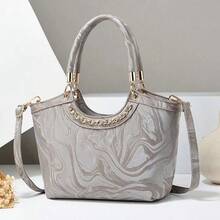 Women Top Handle Bags - 灰色 - 查看 4