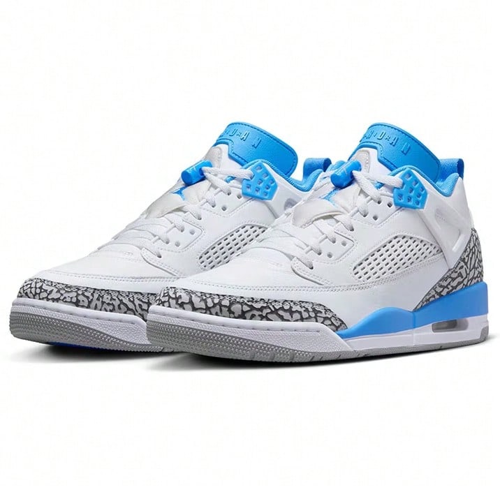 Nike Spizike Low 男子篮球鞋，舒适耐穿复古款，FQ1759-141 - 藍白色 - 查看 1