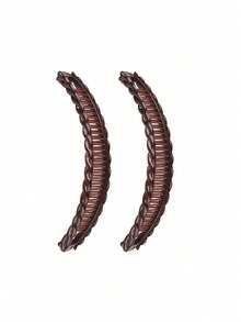 4个/2个/1个 简约15厘米鱼尾发爪夹，优雅竖款高马尾扭转香蕉夹，适用于发髻、波浪卷、马尾等发型，春夏新品，送礼佳品，发爪夹，发夹，发卡，发饰，头饰，发卡，假日旅行 - 彩色 - 查看 17