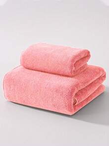 柔软、吸水、不掉毛珊瑚绒毛巾套装（轻薄），方便家庭使用，情侣款，速干头发/脸/浴巾，34 英寸 X 75 英寸手巾或 70 英寸 X 140 英寸浴巾或 40 英寸 X 80 英寸大手巾或 90 英寸 X 170 英寸大浴巾淋浴毛巾，适用于美容院、酒店运动、家庭必需品、毛巾、皮肤护理