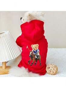 Diseño de moda Sudadera con capucha para perros Ropa de invierno para mascotas Ropa para perros Chihuahua Disfraces suaves para cachorros Lavable a máquina