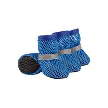 4pcs Breathable Mesh Dog Shoes, Summer Breathable Anti-Slip Dog Boots Paw Protector, Suitable For Medium & Small Dogs - Multicolor - View 6