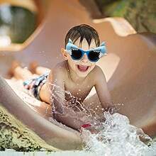 Shark Asses Party Favors 6pcs Hawaiian Shark Photo Booth Props Tropical Summer Beach Ocean Pool Party Supplies Shark Birthday Party Decorations Return Gifts Eyeasses - 如圖 - 查看 5
