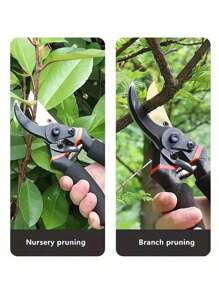 1 pieza Tijeras de podar profesionales SK5 - Tijeras de jardinería súper afiladas de alta calidad, tijeras de poda de jardín, tijeras para césped y hierba, recortadora de mano - Herramienta de jardinería resistente