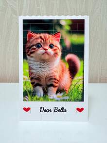 1 bộ ghép hình ảnh tùy chỉnh, khối gỗ tự ghép hình ảnh và chữ, ghép hình ảnh nhiều màu sắc, kỷ niệm trang trí, quà tặng Ngày của Cha, quà tặng Ngày của Mẹ, quà tặng Ngày Nhà giáo, kỷ niệm tốt nghiệp, quà tặng Giáng sinh và Năm mới, quà tặng Ngày Valentine, quà tặng kỷ niệm sinh nhật, đồ chơi và ghép hình khối tùy chỉnh, khoảnh khắc gia đình, đồ chơi và trò chơi, làm cho ngôi nhà của bạn thêm phần độc đáo, quà tặng độc đáo, hoàn hảo cho trang trí nhà cửa, in kỹ thuật số, dành cho gia đình. - in hai mặt - Xem 11