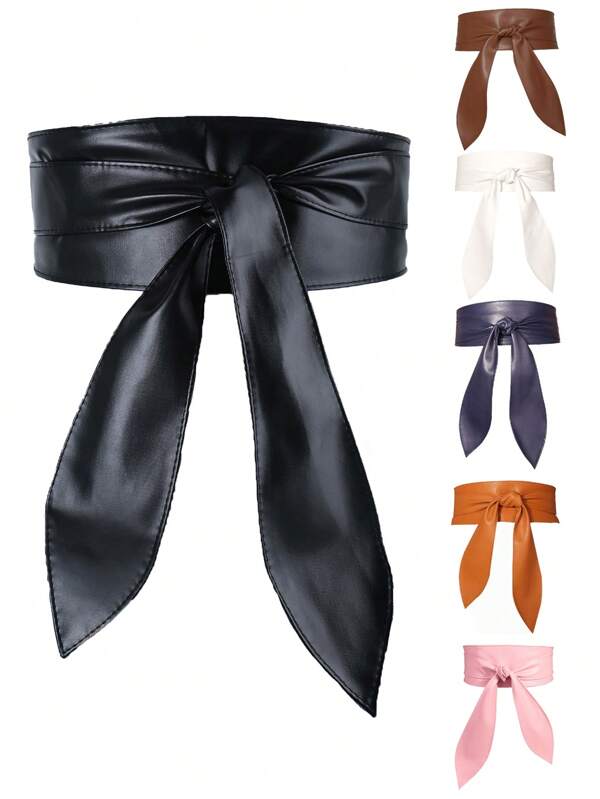 Ceinture Obi pour femmes Mode se nouer autour de la taille Large Ceinture pour robe