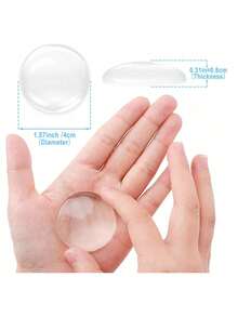 1pc/6pcs Silicone Wall Protector Pads, Self-Adhesive Door Knob Bumpers, Soft Flexible Cushion Stoppers, Twist-On Design, Waterproof, Suitable For Fridge, Garage, Office, Bathroom, Kitchen, Reusable Wall Protector Pads - Multicolor - View 4