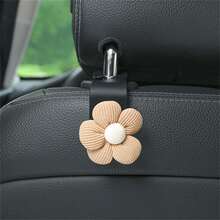 AD 2pcs Durable Floral Cartoon Style Multi-Function Car Seat Back Hooks, Hanging Storage Organizer Car Accessories