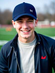 1 Pc Solid Color Baseball Cap Man Breathable Head Size Sun Hats Male Outdoor Sport Visor Cap - A - View 9