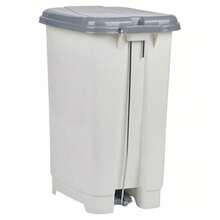 25L Slim Pedal Waste Bin Insert Step On Lid Smooth Cleaning - Grey - View 5