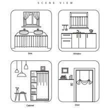 2pcs European Luxury Black Velvet Small Curtains, Rod Pocket Design, High Blackout, Soundproof, Heat Insulation, Darkens Room, Privacy Protection, Soft & Smooth, Elastic Fabric, Durable, Washable, Suitable For Bedroom, Living Room, Dining Room, Kitchen, Office, Closet, 220gsm, Halloween - Black - View 8