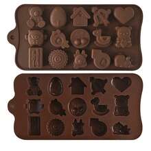 Non-Stick 3D  Silicone Mold | Confectionery, Cake, Sweets, DIY - MODEL 23 - View 3