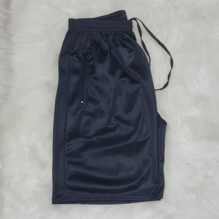 Dry-Fit Bermuda Shorts With Zippered Pockets, Sizes (S To XL) - Black - View 1