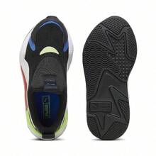 Puma Lightweight Shock-Absorbing Kids Shoes, Boys & Girls Children Sports Shoes, Slip-On Running Shoes, Size 30967610 - Black-red - View 4